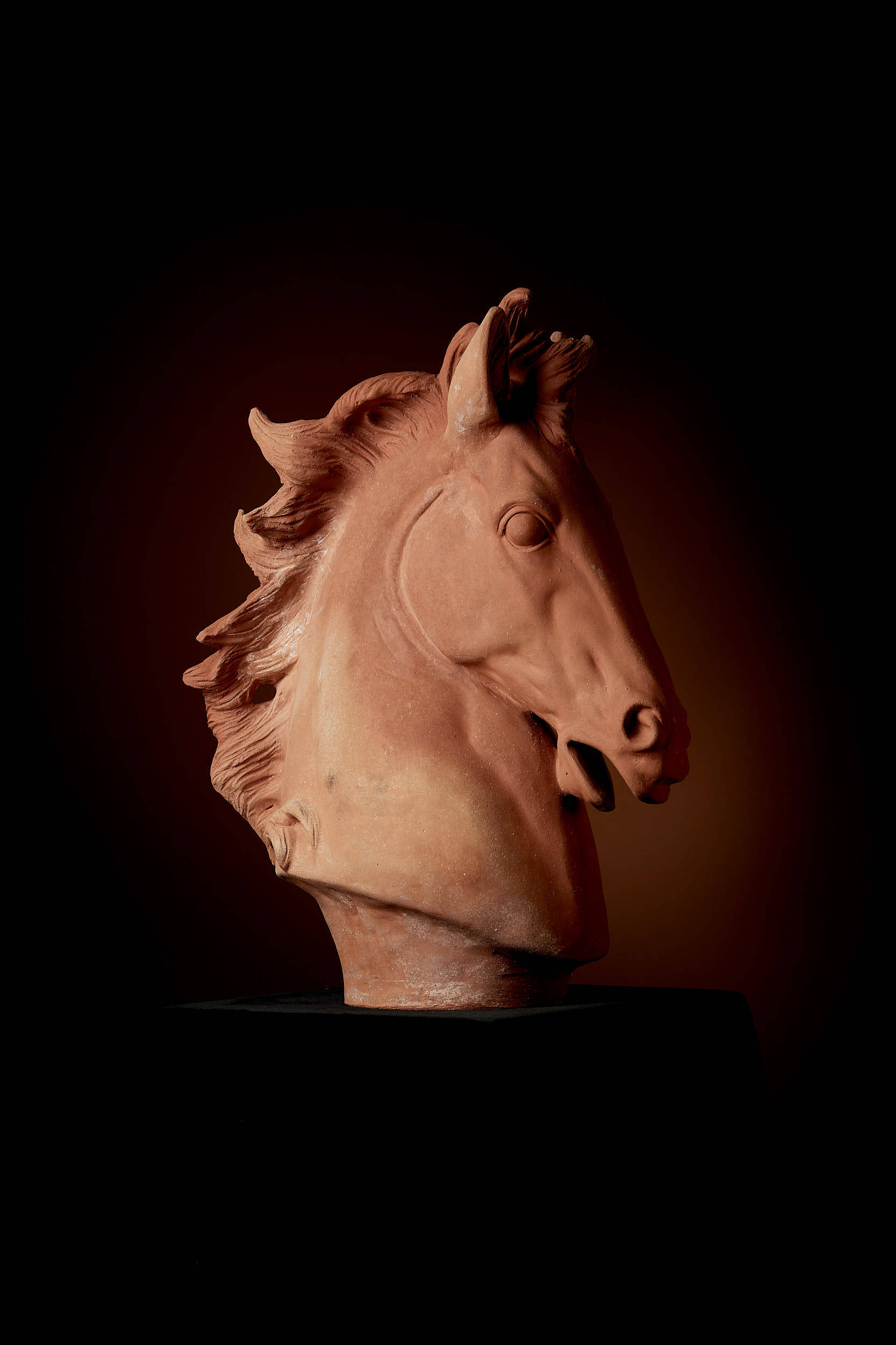 Skulptur Pferdekopf, klein